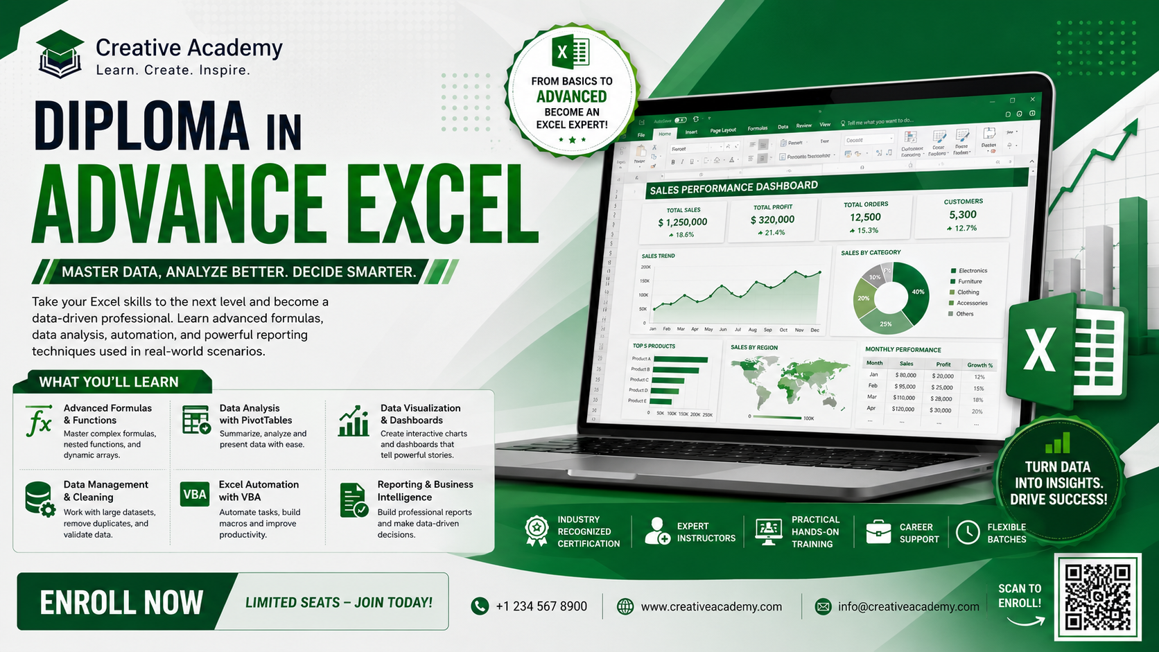 DIPLOMA IN ADVANCE EXCEL at AICDM Foundation